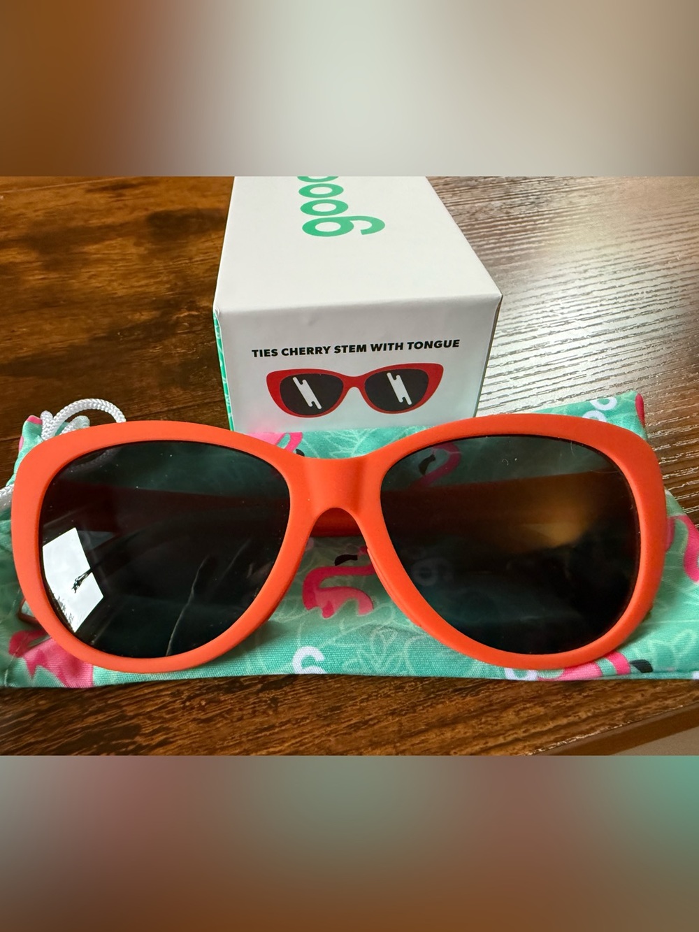 Goodr Sunglasses “Ties Cherry with Tongue” Cat-Framed